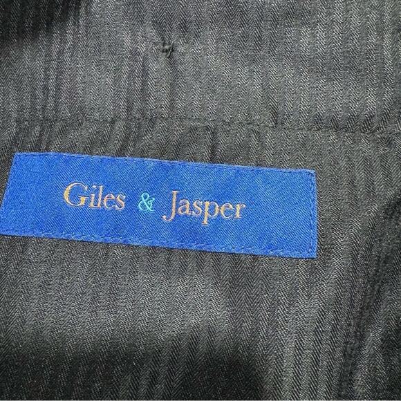 Giles & Jasper Big & Tall Wool Stretch Pants sz 49 W NEW # H857 - Picture 3 of 5